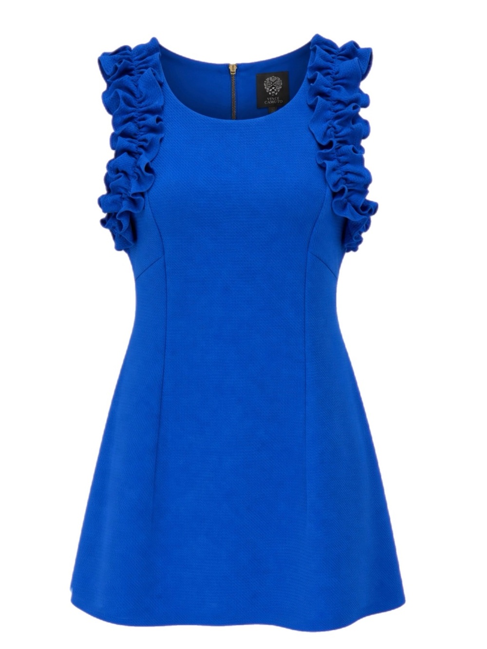 Blue Vince Camuto top with back zipper